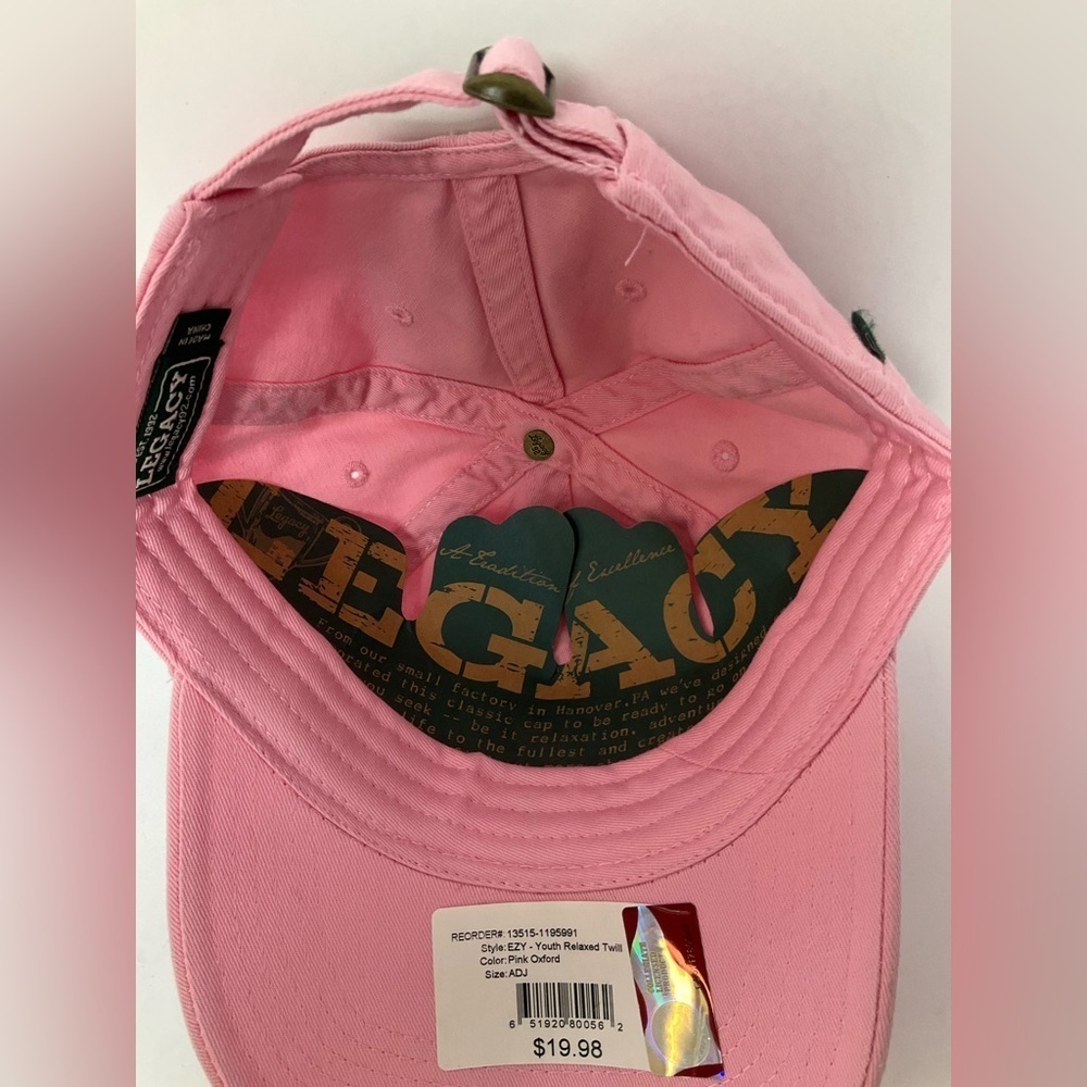 LEGACY Xavier U HBCU Light Pink Baseball Hat NWT Cotton Dad Cap Youth Adjustable - Picture 8 of 11